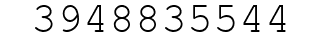 Number 3948835544.