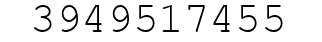 Number 3949517455.