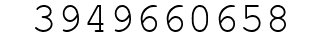 Number 3949660658.