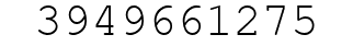 Number 3949661275.