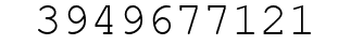 Number 3949677121.