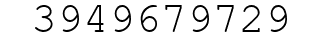 Number 3949679729.
