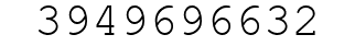 Number 3949696632.