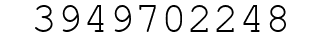Number 3949702248.
