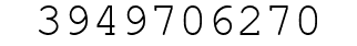 Number 3949706270.