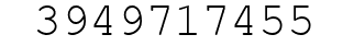 Number 3949717455.