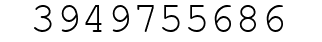 Number 3949755686.