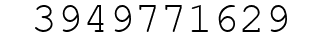 Number 3949771629.