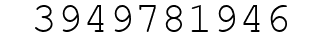 Number 3949781946.