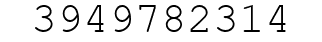 Number 3949782314.