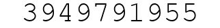 Number 3949791955.
