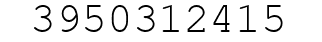 Number 3950312415.