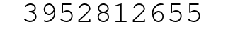 Number 3952812655.