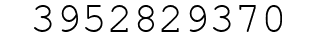 Number 3952829370.
