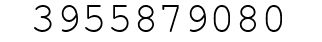 Number 3955879080.