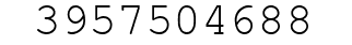 Number 3957504688.