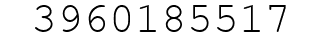 Number 3960185517.