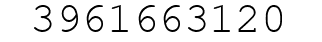 Number 3961663120.
