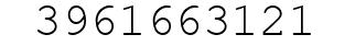 Number 3961663121.