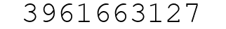 Number 3961663127.