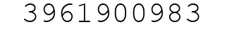 Number 3961900983.
