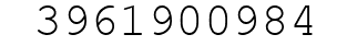 Number 3961900984.