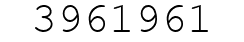 Number 3961961.