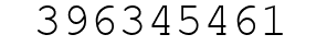 Number 396345461.