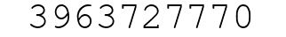 Number 3963727770.