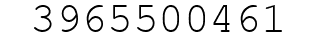 Number 3965500461.