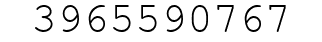 Number 3965590767.