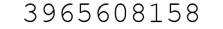 Number 3965608158.