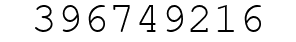 Number 396749216.