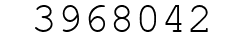 Number 3968042.