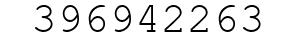 Number 396942263.