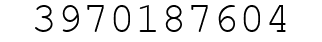 Number 3970187604.