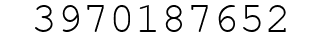 Number 3970187652.