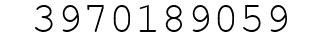 Number 3970189059.