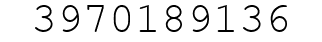 Number 3970189136.