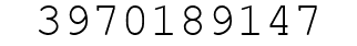 Number 3970189147.