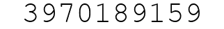 Number 3970189159.