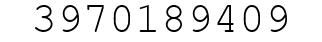 Number 3970189409.