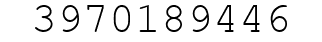 Number 3970189446.