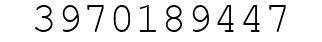 Number 3970189447.