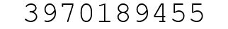 Number 3970189455.