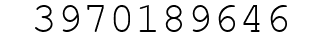 Number 3970189646.