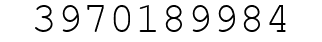 Number 3970189984.