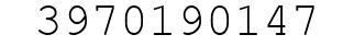 Number 3970190147.