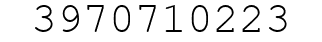 Number 3970710223.
