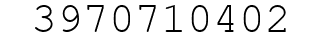 Number 3970710402.
